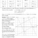 Classifying Equations Of Parallel And Perpendicular Lines  Pdf And Equations Of Parallel And Perpendicular Lines Worksheet With Answers