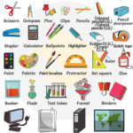 Classroom Objects In English  Classroom Vocabulary  7 E S L Intended For Classroom Objects In Spanish Worksheet Free