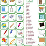 Classroom Objects Worksheet  Free Esl Printable Worksheets Made In Classroom Objects In Spanish Worksheet Free