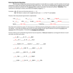 Click Here For Unit 4 Answer Key For Worksheet 3 Balancing Equations And Identifying Types Of Reactions Answers
