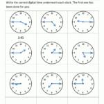 Clock Worksheets Quarter Past And Quarter To Inside Digital Clock Worksheets