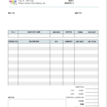 Clothing Store Invoice Template   Invoice Manager For Excel In Excel Spreadsheet Invoice Template