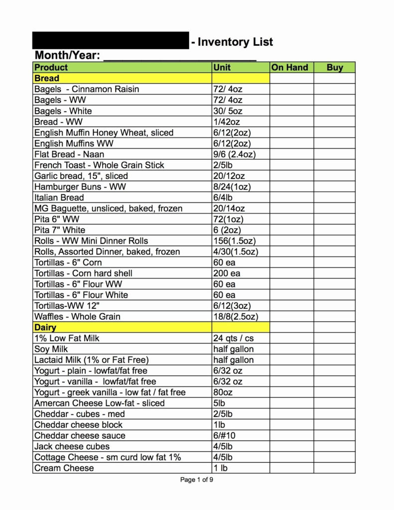 Collectibles Inventory Spreadsheet — excelguider.com