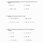 Collection Of Solutions Best Of Factoring Using The Distributive Regarding Distributive Property Practice Worksheet