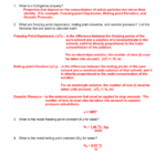 Colligative Properties Worksheet Ii Answer Key 1112 For Salting Roads Worksheet Answers