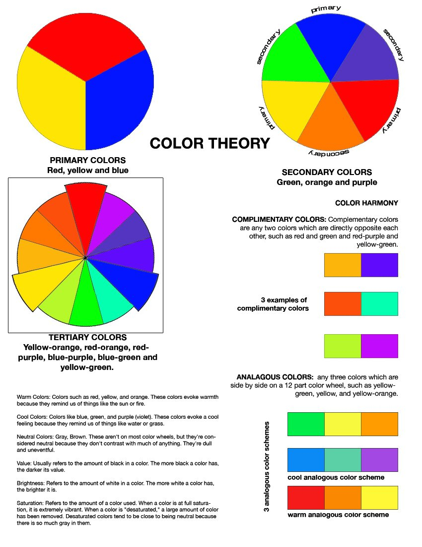 Color Theory Worksheet – Rafaelgarciaphoto Also Color Theory Worksheet