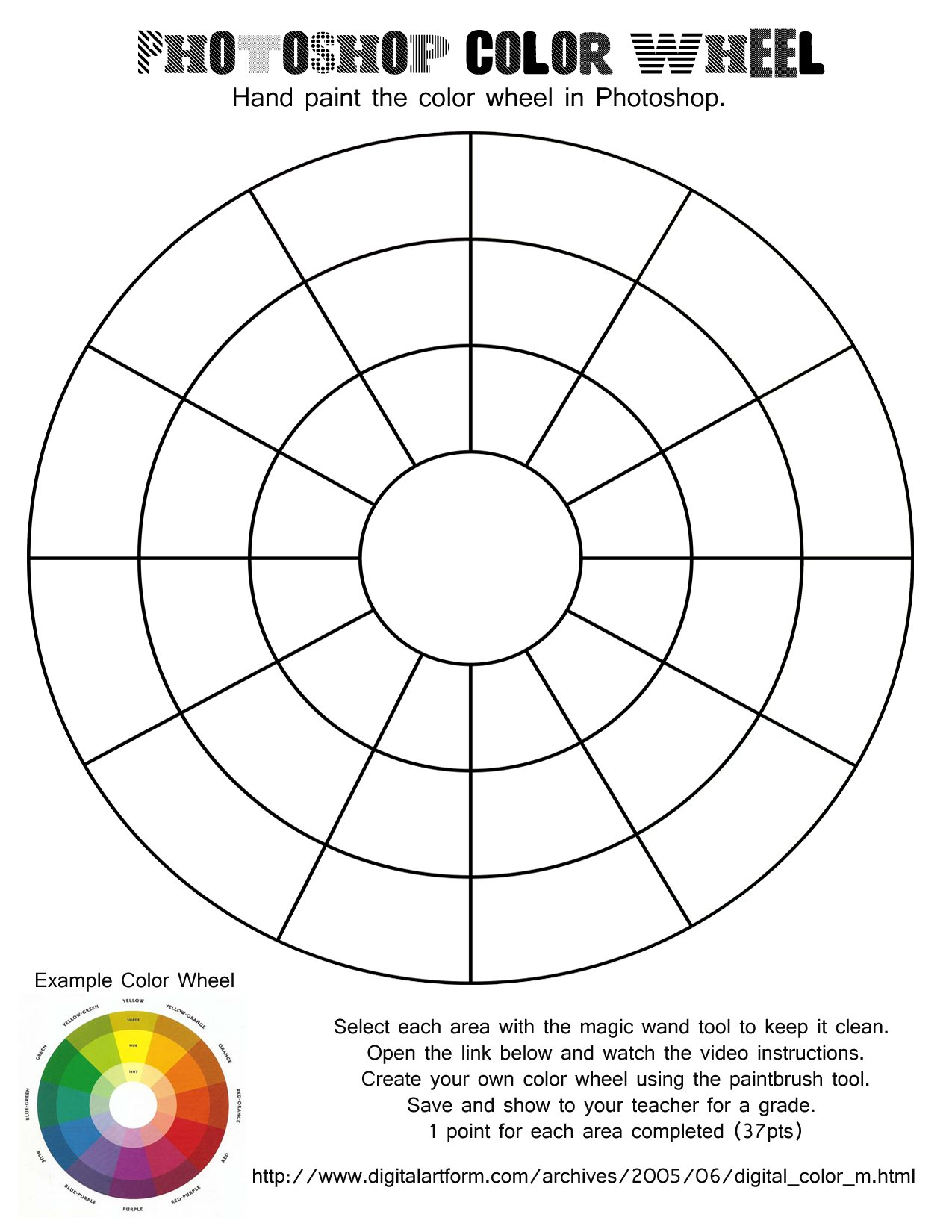 Color Theory Worksheets  Mrs Catlin's Art Blog Throughout Color Theory Worksheet