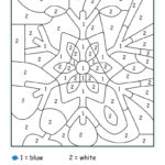 Coloring  Coloringolornumber Math Worksheets 3Rd Grade With Throughout Winter Math Worksheets