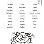 Coloring Halloweenwordlist Printable Activities For Adults For Symmetry Worksheets For High School