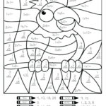 Coloring  Math Addition Coloring Worksheets For First Grade And Regarding First Grade Addition Worksheets