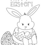 Coloring Pages  Hoppyeastercoloringpage Free Easter Coloring Pages Throughout Free Coloring Worksheets