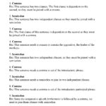 Commas Or Semicolons Worksheet 2  Answers Along With Semicolon And Colon Worksheet With Answers