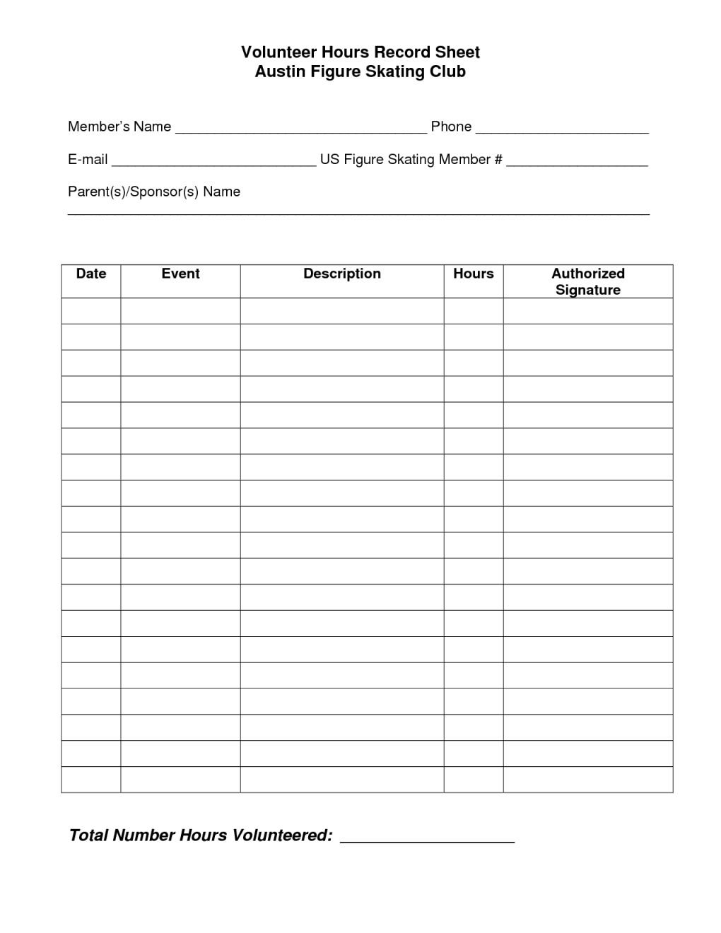 Community Service Worksheet  Briefencounters For Community Service Worksheet