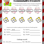 Commutative Property Multiplication Worksheets  Cmediadrivers With Regard To Associative Property Of Addition Worksheets 3Rd Grade