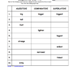 Comparative And Superlative Adjectives Enchantedlearning In Comparative And Superlative Adjectives Worksheet