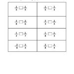Comparing Fractions Worksheet 4Th Grade  Math Worksheet For Kids Within Comparing Fractions Worksheet 4Th Grade
