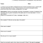 Comparing Primary And Secondary Sources Lesson Plan  Pdf Regarding Primary Source Analysis Worksheet