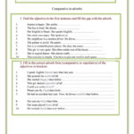 Comparison Of Adverbs Worksheet  Free Esl Printable Worksheets Made With Regard To Comparison Of Adverbs Worksheet
