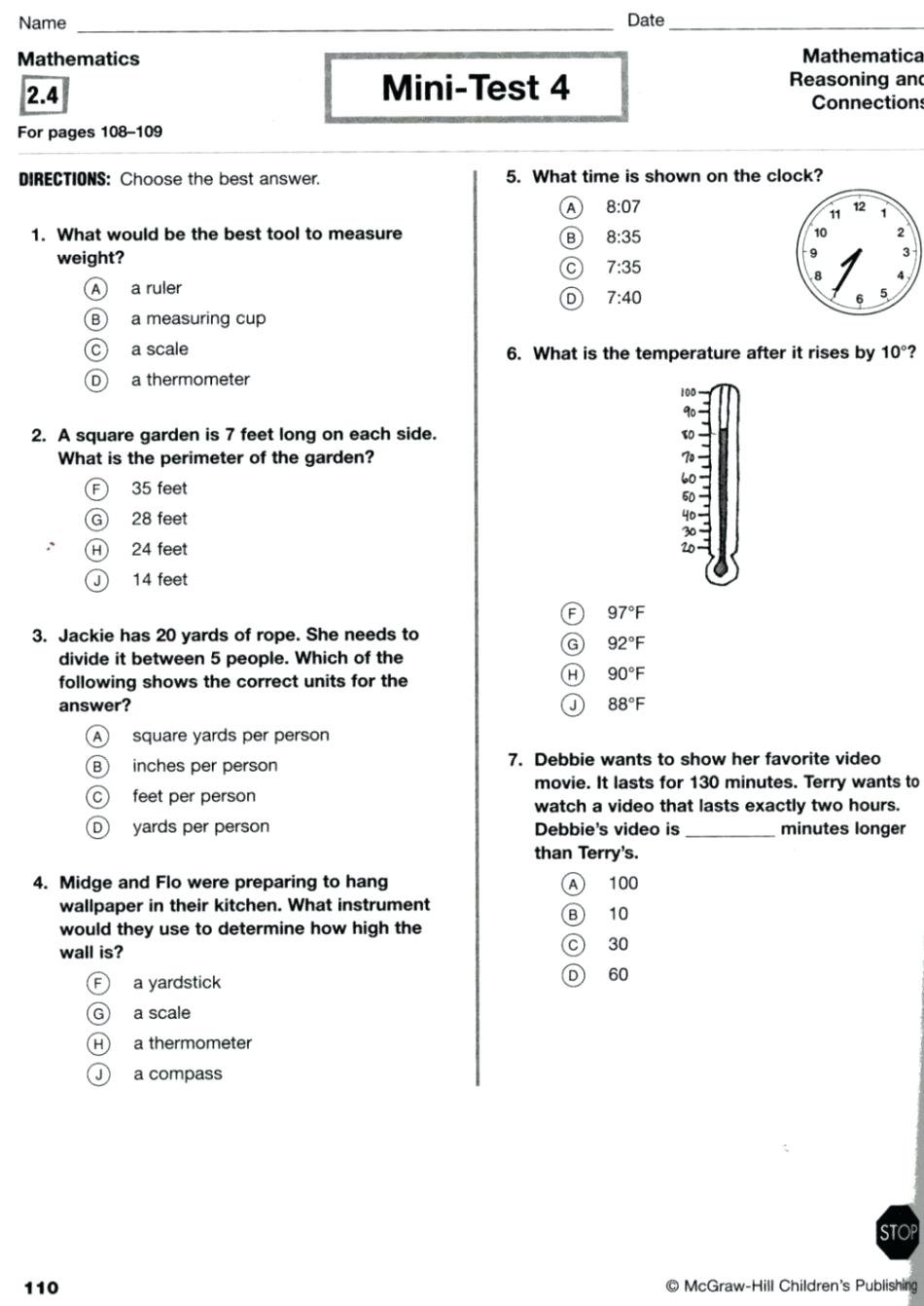 Compass Math Test Prep Worksheets Free Library Worksheet Fun Review With Math Assessment Worksheets