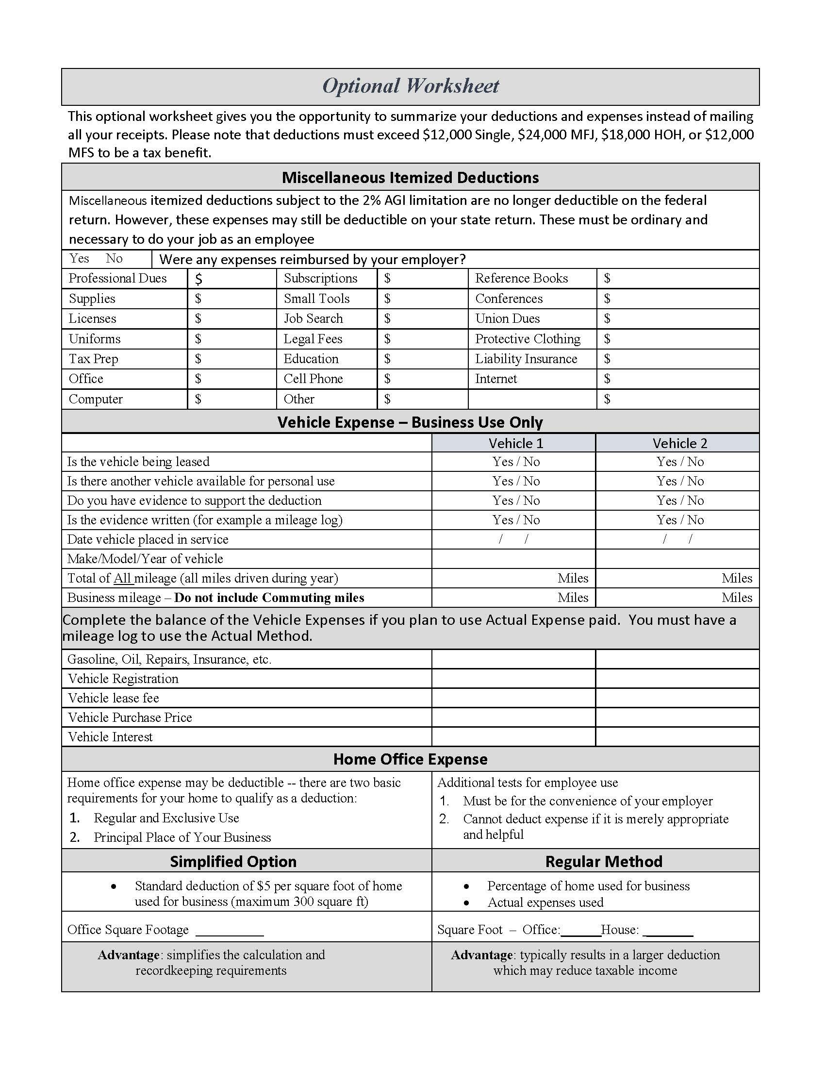 Computerized Income Tax Service Dearborn Mi Tax Preparation Firm Intended For Tax Preparation Worksheet
