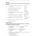 Concept Review Within Skills Worksheet Critical Thinking Analogies Answer Key