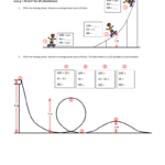Conservation Of Energy Worksheet 1 For Physical Science Worksheet Conservation Of Energy 2