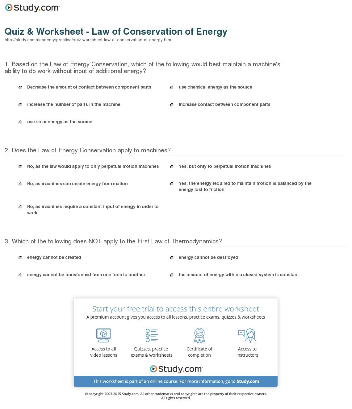 Conservation Of Energy Worksheet Answer Key Pre Algebra Worksheets Or Conservation Of Energy Worksheet Answer Key