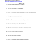 Constitution Worksheet And Constitution Worksheet Answers