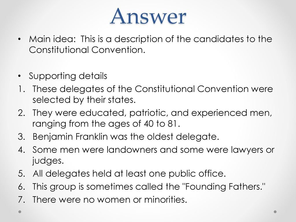 Constitutional Convention Worksheet  Ppt Download Also The Constitutional Convention Worksheet