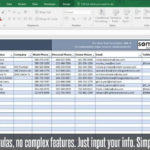 Contact List Template   Printable Spreadsheet | Free Download   Youtube Or Download Spreadsheet Free