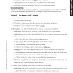 Content Outline The Sunearthmoon System For Teaching Pages 1  4 And The Sun Earth Moon System Worksheet