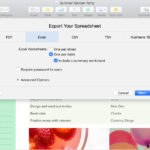 Convert Numbers Spreadsheets To Pdf, Microsoft Excel, And More ... With Mac Spreadsheet App