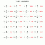 Converting Fractions To Percentages Throughout Fractions And Percentages Worksheets
