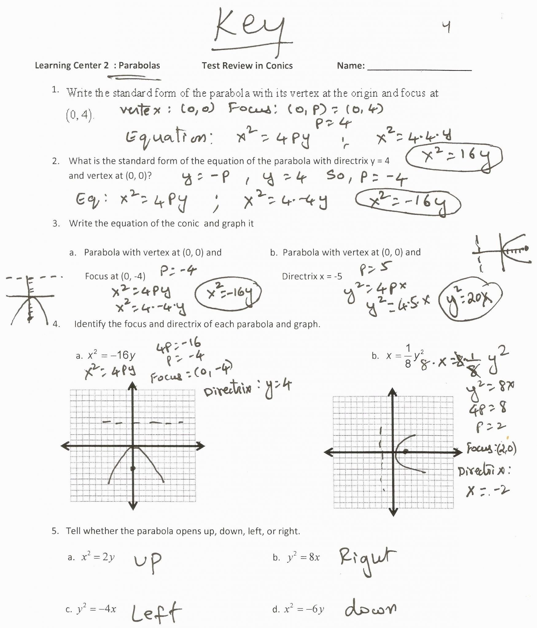 Converting Quadratic Equations Worksheet Standard To Vertex Or Converting Quadratic Equations Worksheet Standard To Vertex