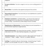 Coping Skills Toolkit — The Worksheets That I Show Here On This Blog And Coping Skills For Depression Worksheet