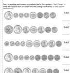 Counting Coins And Money Worksheets And Printouts Throughout Money Recognition Worksheets