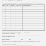 Court Ordered Community Service Form  … Community Service Hours Throughout Community Service Worksheet