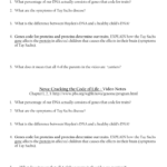 Cracking The Code Of Life Along With Cracking The Code Of Life Worksheet Answers