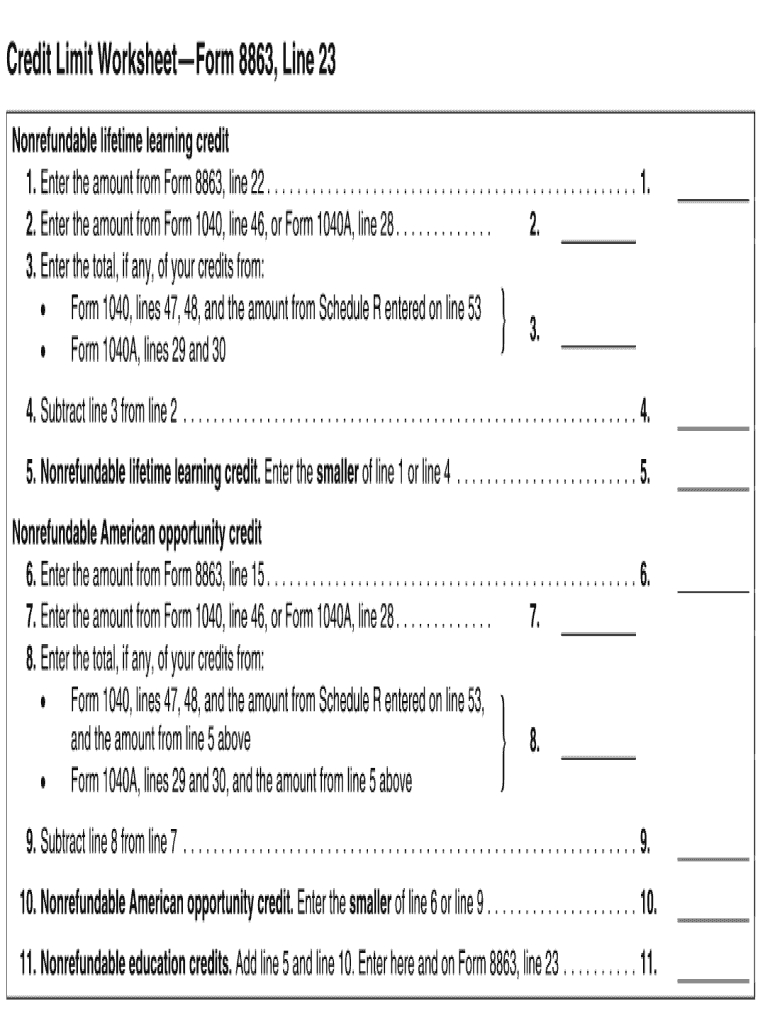 Credit Limit Worksheet  Fill Online Printable Fillable Blank With Regard To Credit Limit Worksheet 2016