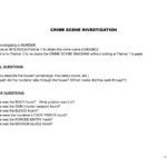 Crime Scene Investigation Worksheet  Free Esl Printable Worksheets With Regard To Crime Scene Investigation Worksheets
