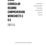 Cross Curricular Reading Comprehension Worksheets C 6 O Along With Cross Curricular Reading Comprehension Worksheets