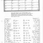 Cryptic Quiz Math Worksheet Answers  Briefencounters Inside Did U Hear About Math Worksheet Answers