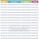 Daily Expense Tracker   Personal Finance Organizing Printable ... Inside Daily Expenses Tracker