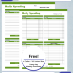 Daily Expense Tracker – Printables By Design Within Daily Expenses Tracker