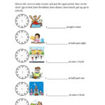 Daily Routines And Hours Worksheet  Free Esl Printable Worksheets Intended For Daily Spelling Practice Worksheets