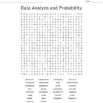 Data Analysis And Probability Word Search  Wordmint Within Complement Probability Worksheet With Answers