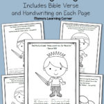 David And Goliath Bible Coloring Pages  Mamas Learning Corner Along With David And Goliath Worksheets