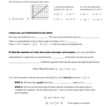 Day 5  Writing Equations Of Parallel And Perpendicular Lines Within Writing Equations Of Parallel And Perpendicular Lines Worksheet Answers