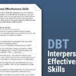 Dbt Interpersonal Effectiveness Skills Worksheet  Therapist Aid For Dear Man Dbt Worksheet