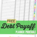 Debt Payoff Planner Worksheet  A Mom's Take With Regard To Free Printable Debt Payoff Worksheet
